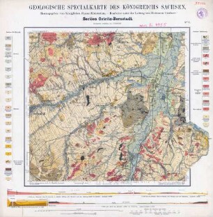 [4955] Ostritz-Bernstadt, Geologische Specialkarte des Königreichs Sachsen