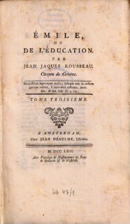 Oeuvres de Jaques Rousseau, 8,1