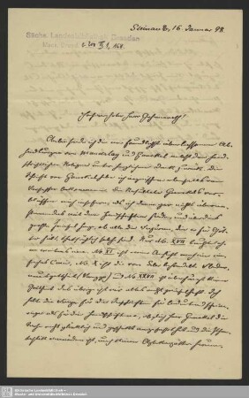 Briefe 168 - 172, 1898