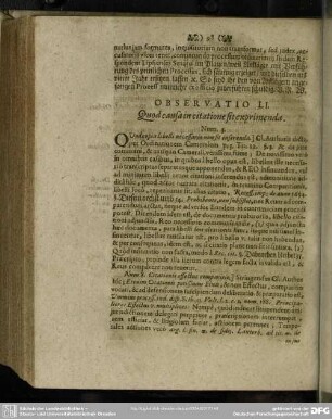 Observatio LI. Quod causa in citatione sit exprimenda