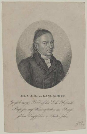 Bildnis des C. Ch. von Langsdorf