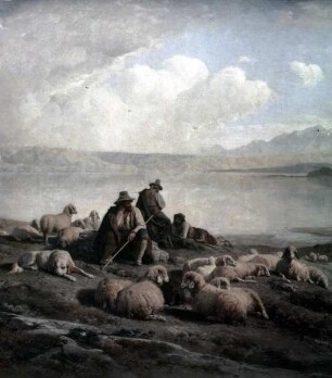 Schafhirten am Berninapaß