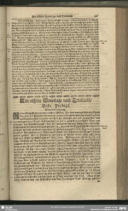 Am eilfften Sonntage nach Trinitatis