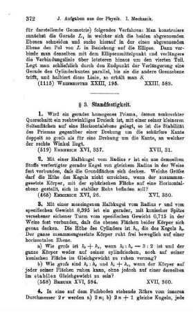 § 3. Standfestigkeit (4).