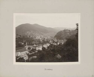 Blick auf Hornberg im Schwarzwald