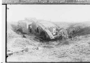 Zerstörter britscher Tank, Typ Mark