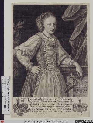 Bildnis Regina Barbara Ammann, geb. Zobel