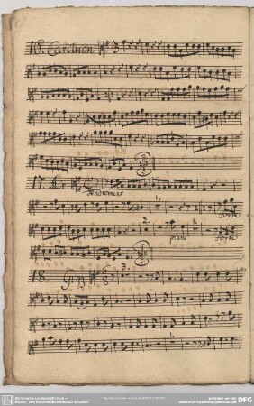18. Telemann, Suiten, e-Moll 