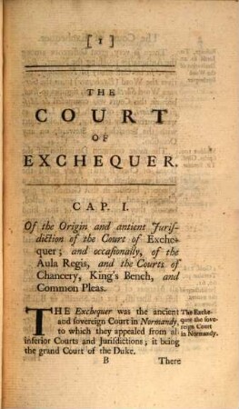 A treatise on the Court of Exchequer