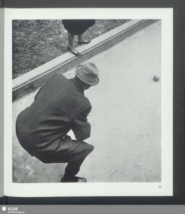 Adenauer beim Boccia