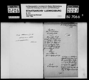 Schuldenwesen der Teilgemeinde Affalterwang, Gemeindebezirk Ebnat