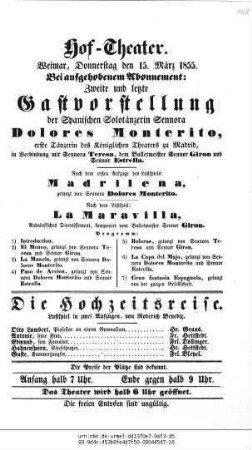 Die Hochzeitsreise