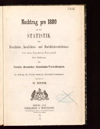 <N,1880>: Nachtrag pro 1880