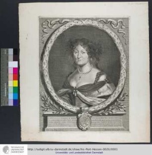 Serenissima Princeps Ac Domina Dna: Elisabetha Dorothea D. G. Landgravia Hassiæ Nata Ducissa Saxonia Iuliæ Cliviæ Et Montium Princ: Hersfel: Landg: Thur: March Misniæ ...
