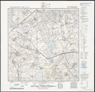 Meßtischblatt 1694 : Wandlacken, 1942 : Wandlacken. - Aufn. 1927, hrsg. 1933, letzte Nachtr. 1939. - 1:25000. - [Berlin]: Reichsamt für Landesaufnahme, 1942. - 1 Kt.