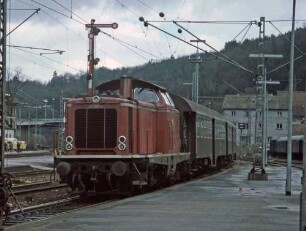 Horb Einfahrt Lok 211 335 N TÜ-HOR