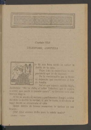 Capítulo XLII - Telesforo, confiesa
