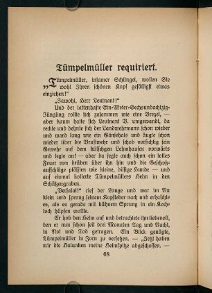 68-77, Tümpelmüller requiriert