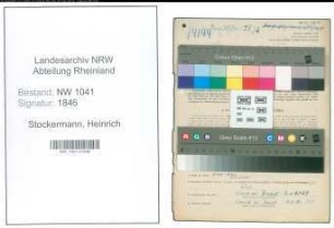 Entnazifizierung Heinrich Stockermann , geb. 20.03.1896 (Angestellter)