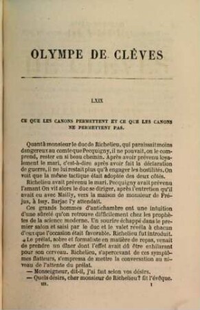 Olympe de Clèves par Alexandre Dumas, 3
