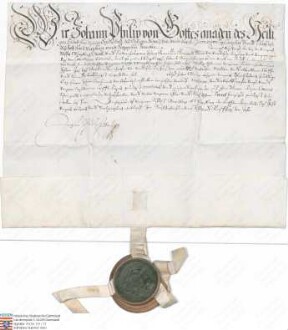von Heusenstamm: Erzbischof Johann Philipp von Mainz