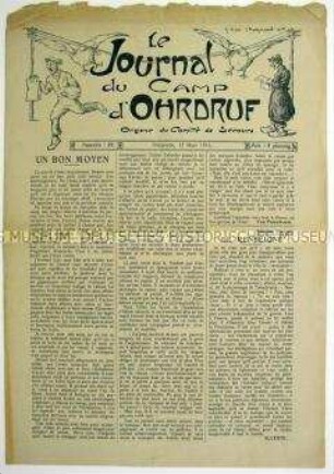 Lagerzeitung für französische Kriegsgefangene im Lager Ohrdruf