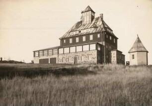 Bergbaude : Unterkunftshaus des Erzgebirgsvereins auf dem Schwartenberg