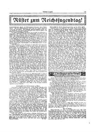 Rüstet zum Reichsjugendtag