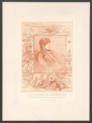Otto von Bismarck-Schönhausen : nach einer im Familienbesitze befindlichen Zeichnung aus dem Jahre 1834