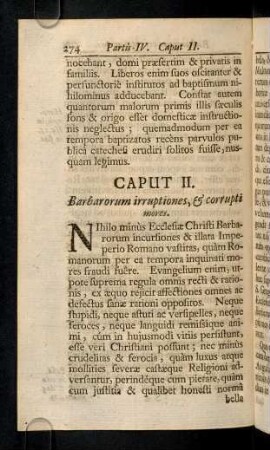 274-280, Caput II