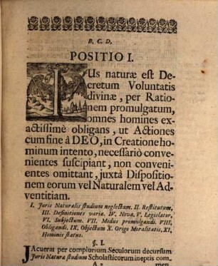 Positiones inaugurales in quibus iuris naturae definitio et fundamentum abdicatio regni, ius primariarum precum et alienatis geradae explicantur
