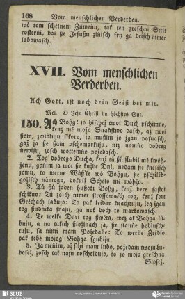XVII. Vom menschlichen Verderben