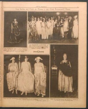 Los bailes del Club de Flores y del Club Ferrocarril Oeste [Fotografías]