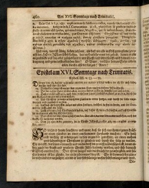 460-467, Epistel am XVI. Sonntage nach Trinitatis