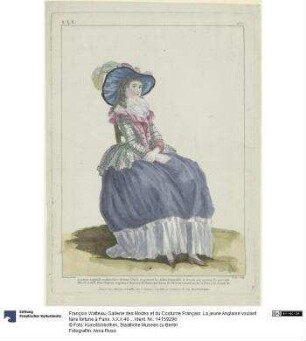 Gallerie des Modes et du Costume Français: La jeune Anglaise voulant faire fortune à Paris. X.X.X.401