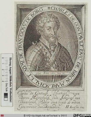 Bildnis Charles de Gontaut Biron, 1598 duc de