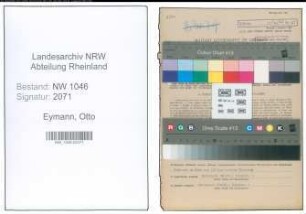 Entnazifizierung Otto Eymann , geb. 15.08.1876 (Arzt)