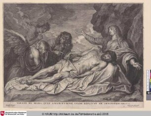 [Der Leichnam Christi im Schoß der Jungfrau Maria; The Body of Christ in the Lap of the Virgin]
