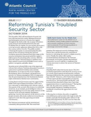 Reforming Tunisia’s troubled security sector