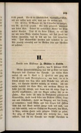 233-244, Bericht vom Missionar J. Müller...