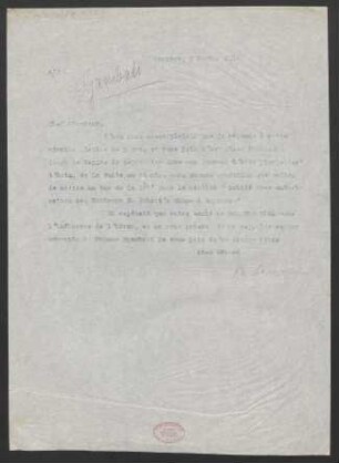 Brief an Giovanni Sgambati : 09.02.1914