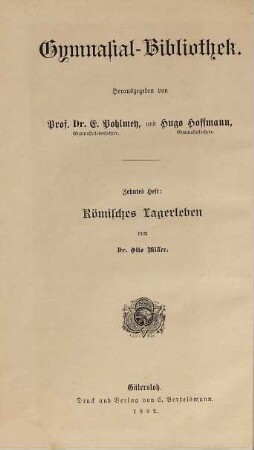 Römisches Lagerleben