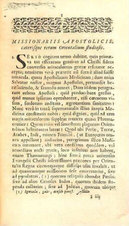 Pharmacopoea Persica : Ex Idiomate Persico in Latinum conversa ; Opus Missionariis, Mercatoribus caeterisque Regionum Orientalium Lustratoribus necessarium, nec non Europaeis nationibus perutile