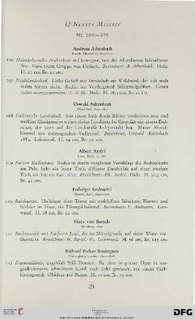 Neuere Meister (NR. 106-226)