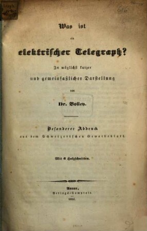 Was ist ein elektrischer Telegraph?