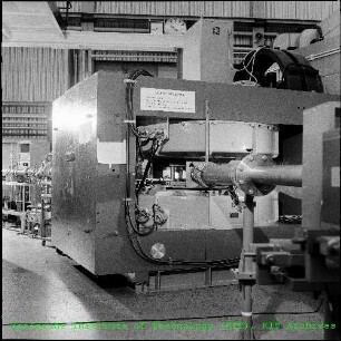 Vorderseite des Energie-Analysators am Institut für Experimentelle Kernphysik (IEKP)