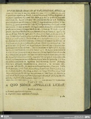 Caput III. A Quo Judice Appellare Liceat