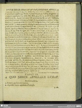 Caput III. A Quo Judice Appellare Liceat