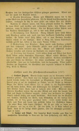 Luther und die Kirchenreformation (1517)