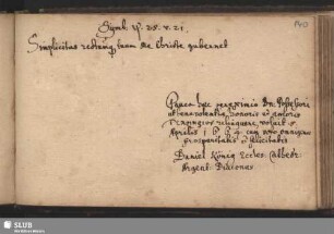 Stammbucheintrag von Daniel König. Straßburg, 5. April 1664